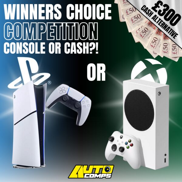 Only 249 tickets,  PlayStation 5 Digital Edition or Xbox Series S 512gb Console or £300 Cash 09/12/24