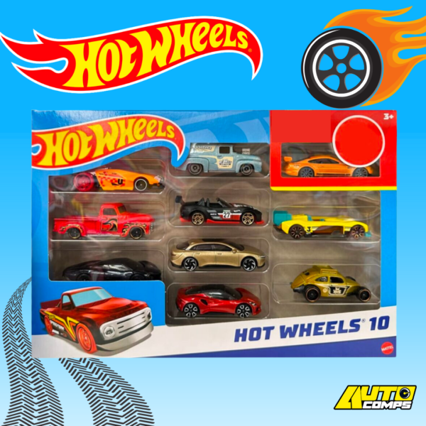 Only 25 tickets, Auto draw Hot Wheels Cars 10pk 12/12/24