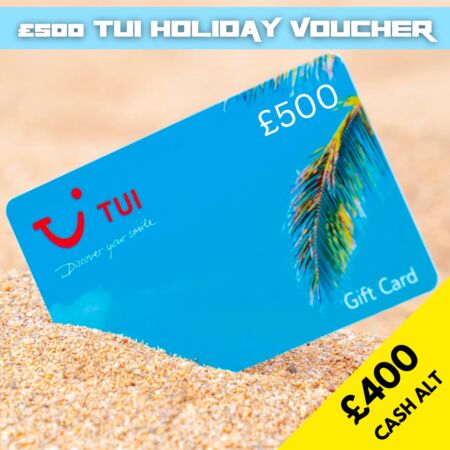 Auto Draw £500 TUI Voucher! 17/07/25