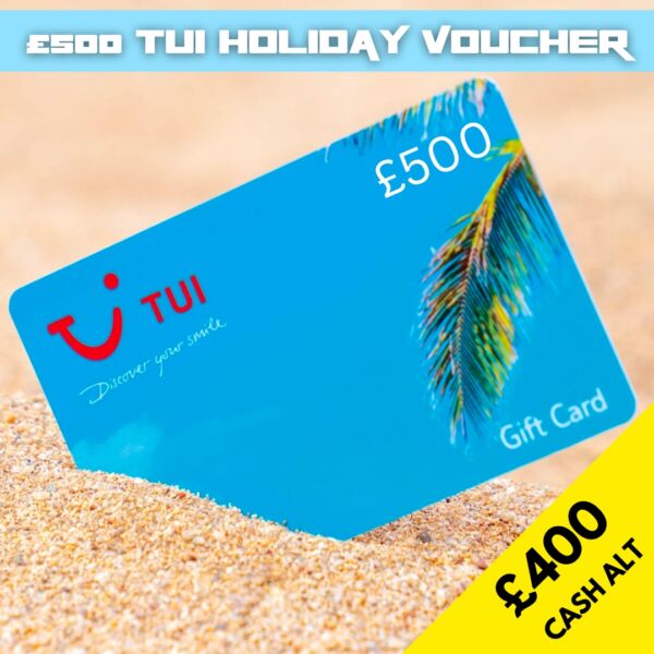 Auto Draw £500 TUI Voucher! 17/07/25