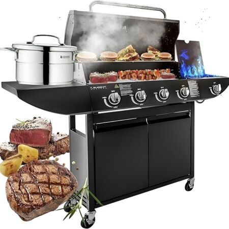 Campfire Original Barbecue BBQ 5 Gas Burner 4+1  26/05/25