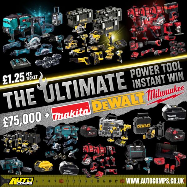 Power tool instant wins with massive bundles 25/08/25